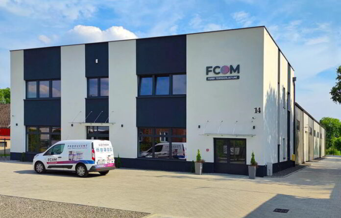 siedziba fcom polskiego producenta farb termoizolacyjnych